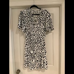 Black and White Short Dress